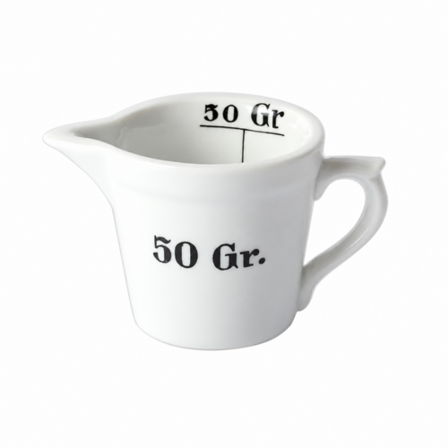 Porcelán menzúra - 50 ml, 1x