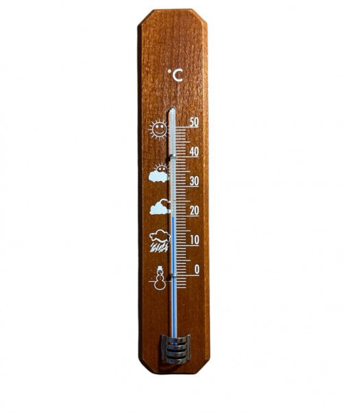 Szobahőmérő, - 4 - +50 Osztásköz: 1C°, 1x