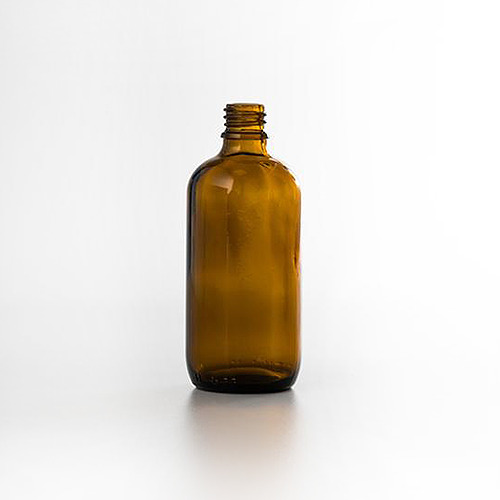 Folyadéküveg 100 ml, Ø18 mm, barna – 90x