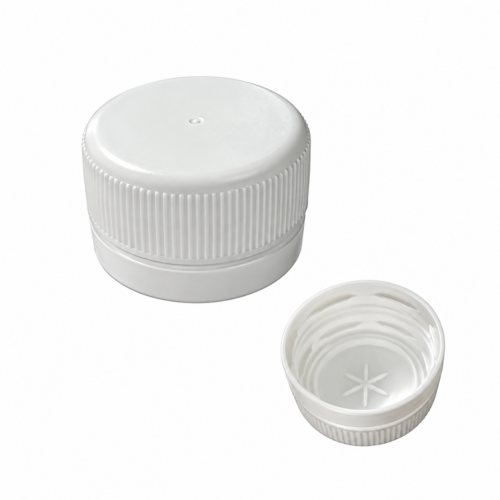 Műanyag kupak GZ - PET flakonra - Ø28mm, fehér, 100x