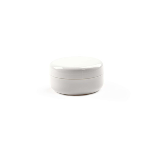 Dekoratív kozm. tégely, fehér - 30 ml, 50x