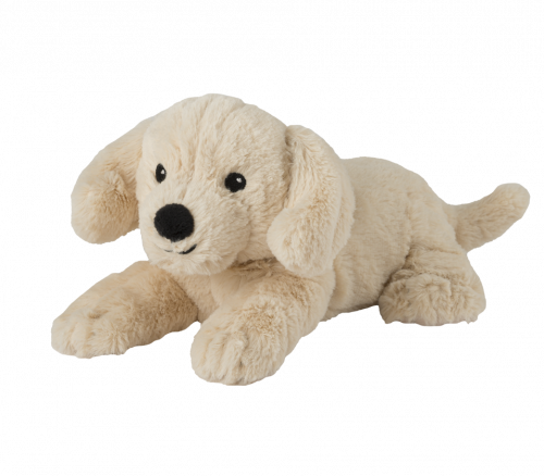 Warmies melegíthető plüss: MINI Golden Retriever - 23 cm, levendula illatú
