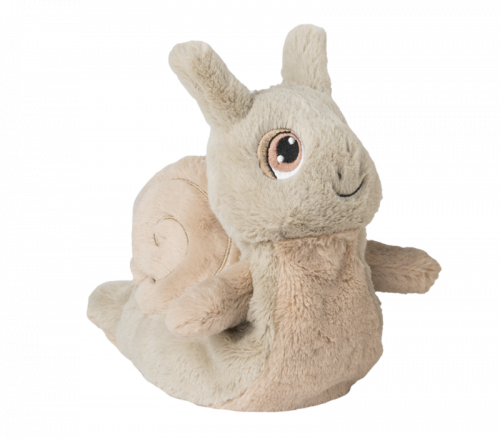 Warmies melegíthető plüss: MINI Csiga, barna - 16 cm, levendula illatú