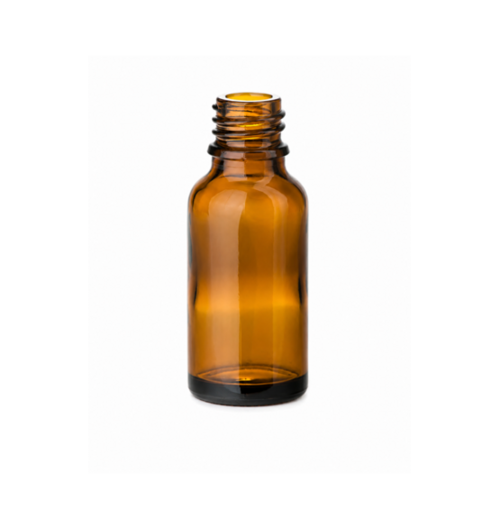 Folyadéküveg 20 ml, A Ø18 mm, barna,– 180x