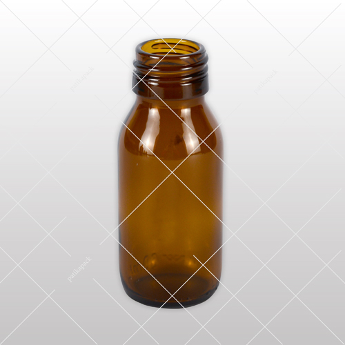 Folyadéküveg 60 ml, A - Ø28 mm, barna – 81x