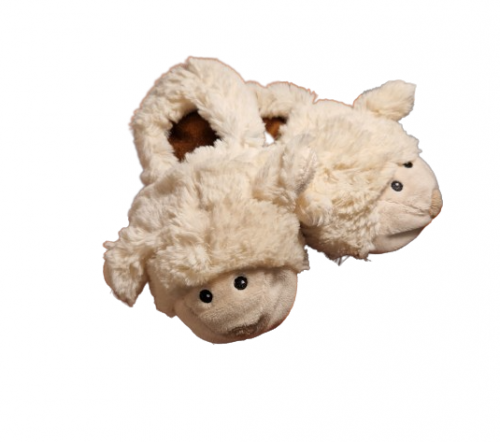 Warmies melegíthető plüss: Bárány mamusz, krém színű - S méret (28-34), levendula illatú, 1x