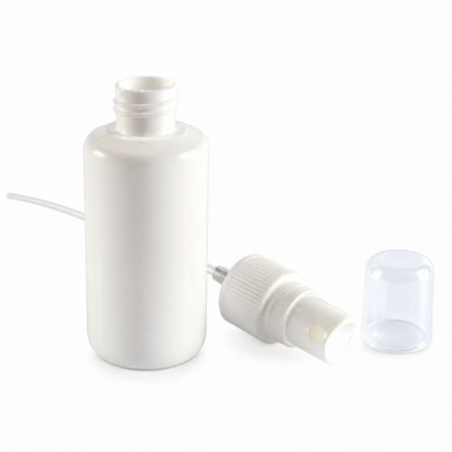 Pumpás flakon, fedett fehér - 60 ml, 20x