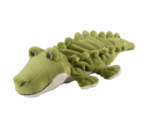 Warmies melegíthető plüss: Krokodil, zöld - 32 cm, levendula illatú,  1x