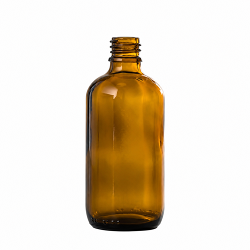 Folyadéküveg 100 ml, Ø18 mm, barna – 105x
