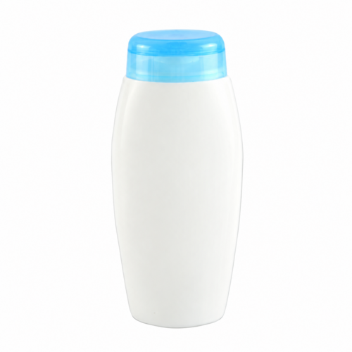 Kozmetikai flakon, fedett fehér/kék - 200 ml, 20x