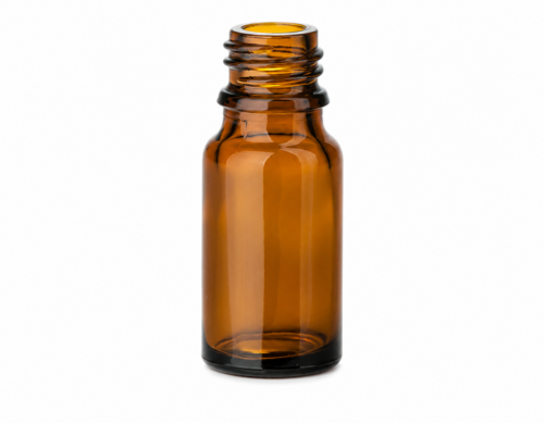 Folyadéküveg 10 ml, T Ø18 mm, barna - 198x