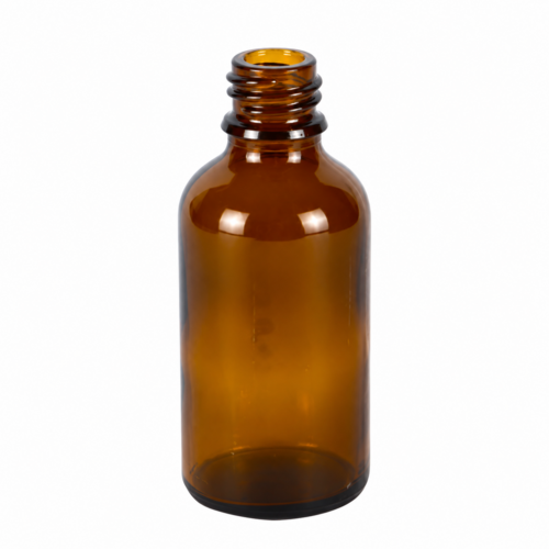 Folyadéküveg 50 ml, Ø18 mm, barna – 105x