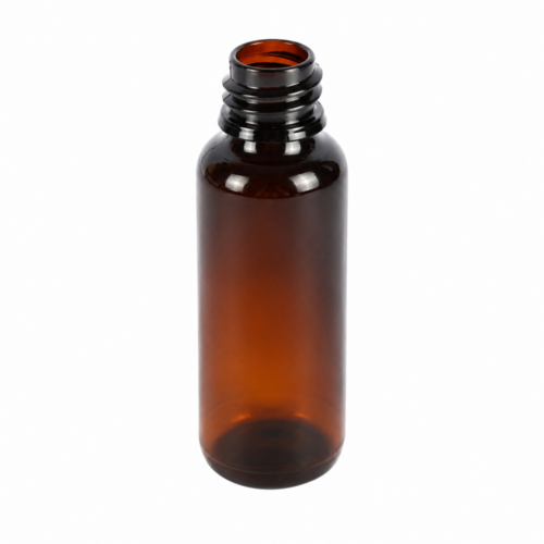PET flakon, barna M - 30 ml, Ø18-as szájméret, 100x