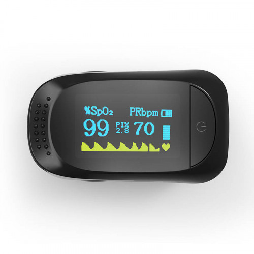 Pulzus és véroxigén szint mérő (pulse oximeter), OLED - 1x