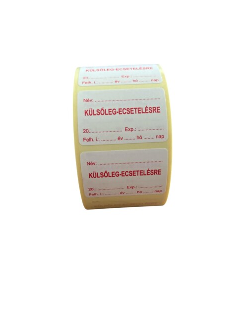 Ecsetelésre - 23x55 mm, 1000x