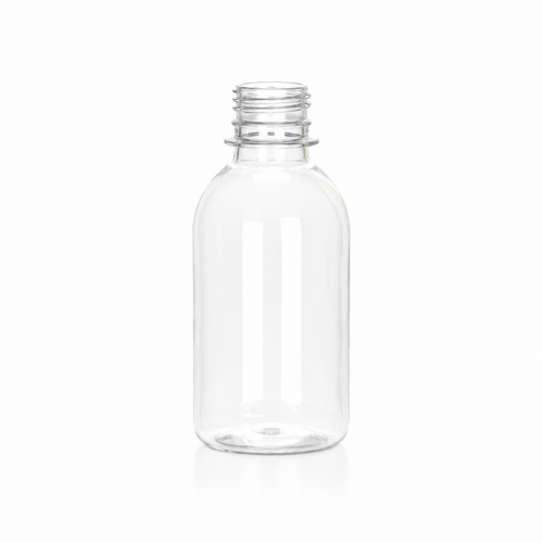 PET flakon, víztiszta - 150 ml, Ø28-as száj, 20x