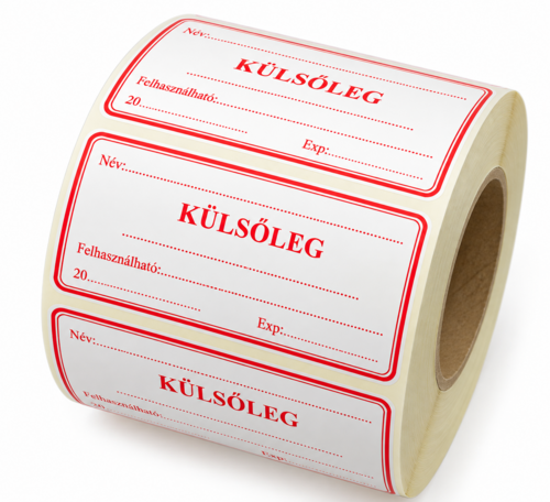 Külsőleg - 30x60 mm, 1000x