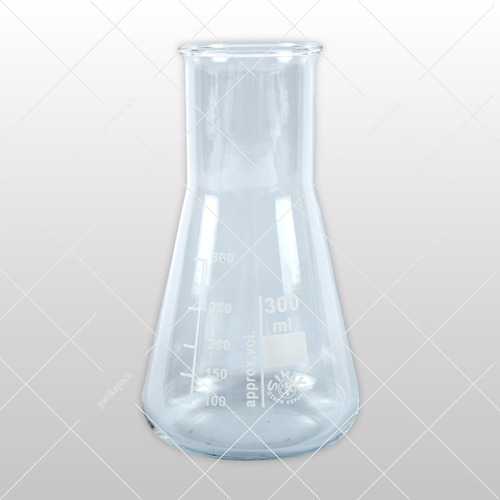 Erlenmeyer lombik, bő - 300 ml, 1x