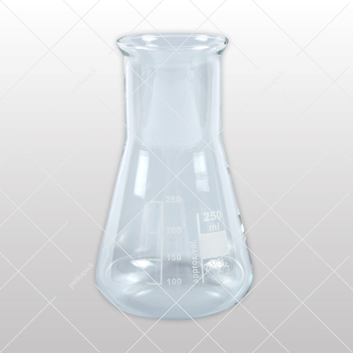 Erlenmeyer lombik, bő - 250 ml, 1x