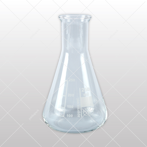 Erlenmeyer lombik, szűk - 250 ml, 1x