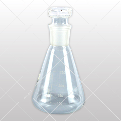 Erlenmeyer lombik, üveg dugós - 250 ml, 1x