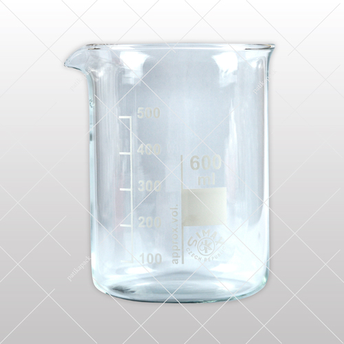 Üveg főzőpohár, alacsony, 600 ml - Ø90x125 mm, 1x