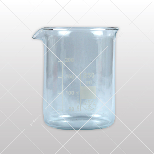 Üveg főzőpohár, alacsony, 250 ml - Ø70x95 mm, 1x