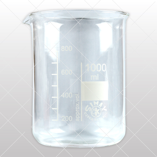 Üveg főzőpohár, alacsony, 1000 ml - Ø105x145 mm, 1x