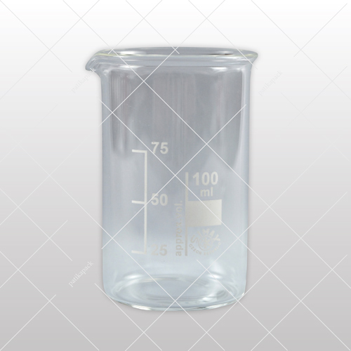 Üveg főzőpohár, magas, 100 ml - Ø48x80 mm, 1x