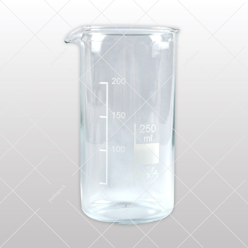 Üveg főzőpohár, magas, 250 ml - Ø60x120 mm, 1x