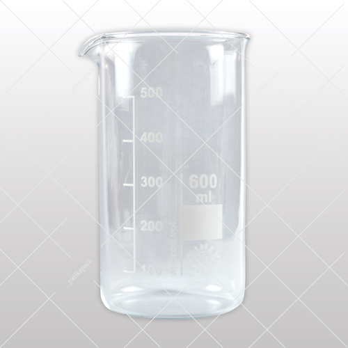 Üveg főzőpohár, magas, 600 ml - Ø80x145 mm, 1x