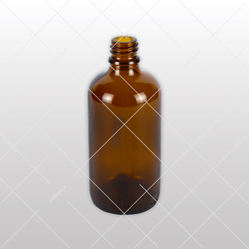 Folyadéküveg 100 ml, barna – 68x