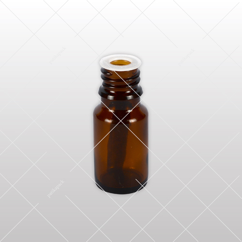Folyadéküveg 10 ml, barna, porvédő kupakkal – 20x