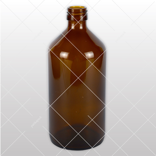 Folyadéküveg 500 ml, barna – 33x