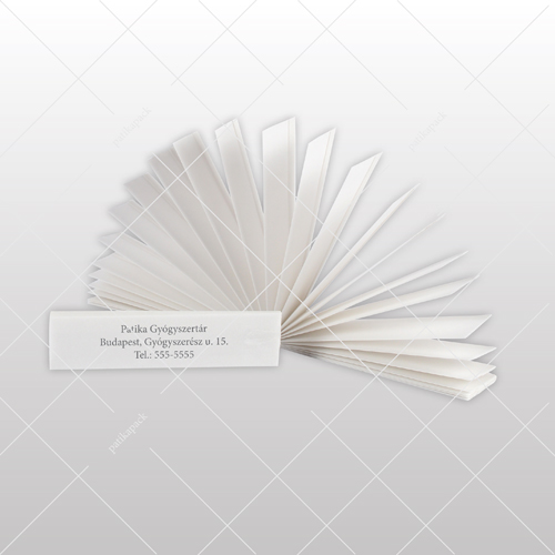 Papír kapszula, C/2, felirattal - 25x100 mm, 2000x 