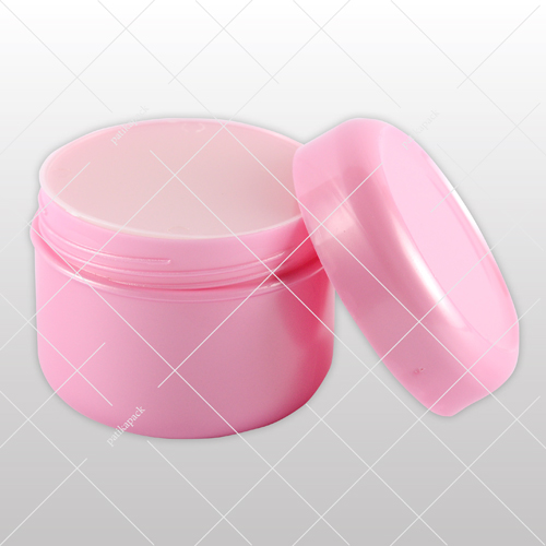 Kozmetikai tégely zárólapkával, rózsaszín - 75 ml, 50x