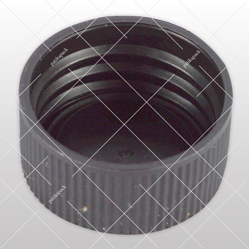 Műanyag kupak - Ø28mm, fekete, 100x