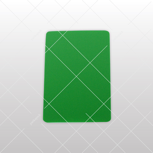 Porosztó kártya - zöld, 60x90 mm 10X