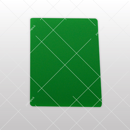Porosztó kártya, zöld 90x120 mm 10x