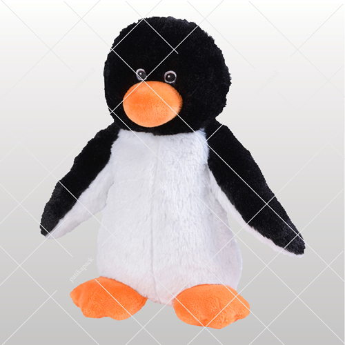 Warmies melegíthető plüss: Pingvin, fekete/fehér/narancs - 30 cm, levendula illatú,  1x