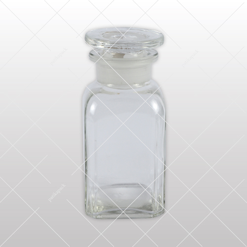 Állványüveg – 100 ml fehér