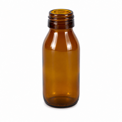 Folyadéküveg 60 ml, T - Ø28 mm, barna – 99x
