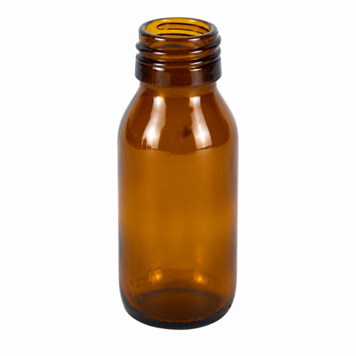 Folyadéküveg 60 ml, -A- Ø28 mm, barna – 90x