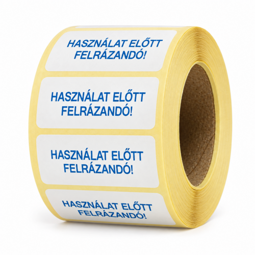 Használat előtt felrázandó! – kék, 13x35 mm, 1000x