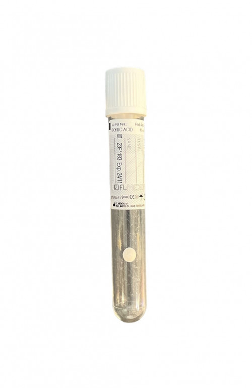 Vizeletminta-vevő cső, vákuumtűs, vizeletpohárhoz, bórsavas - 10ml 1x