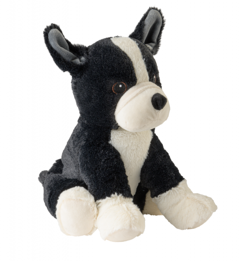 Warmies melegíthető plüss: Boston Terrier, fekete-fehér - 26 cm, levendula illatú 1x