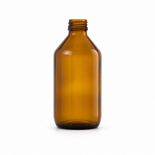 Folyadéküveg 250 ml, Ø28 mm, barna – 51x