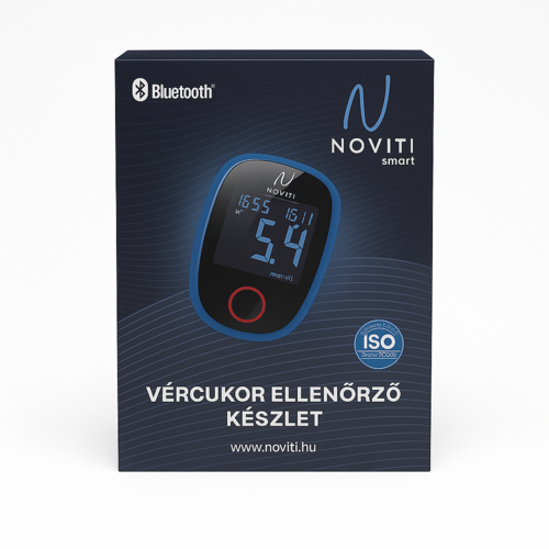NOVITI smart önellenőrző vércukorszintmérő készlet 1x 