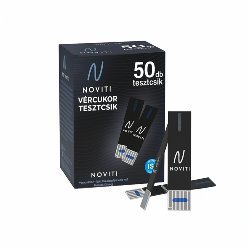NOVITI vércukorszintmérő tesztcsík - 50 db