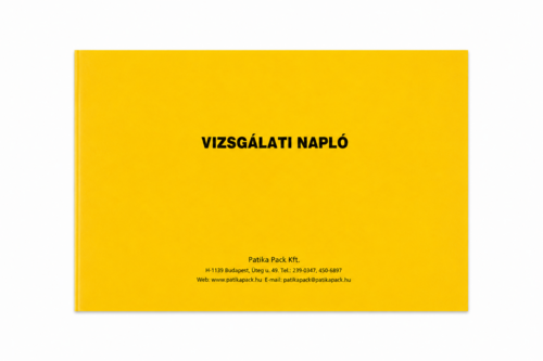 Vizsgálati napló - 1x